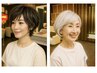 ふんわり骨格カット+白髪染め＋濃密トリートメント