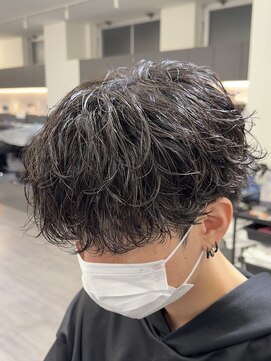 ビカムメンズヘアー 栄店(become men's hair) 無造作なのに収まるシャドウパーマ