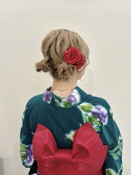ルピナス(Lupine.)の写真/夏祭り・花火大会はLupineにお任せ♪浴衣着付け＋ヘアセットで夏のイベントをもっと特別な思い出に☆
