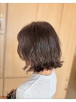 リエットヘアー 西尾市杢左店(Lie-et. hair) くせ毛を活かして叶える、大人の抜け感ボブ