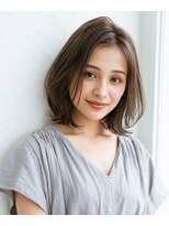 バイエイト(X８)&nbsp;ナチュラルミディボブの透明感ヘア