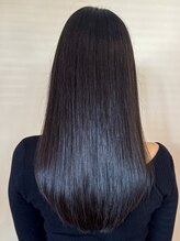トップヘアスパアンドリゾート 鳴海(TOP HAIR spa&resort)&nbsp;名古屋髪日改善艶髪ロングストレートヘアブルーブラック20代30代