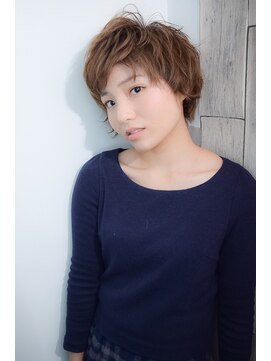 ラウンジ モリオ イケブクロ(Lounge MORIO Ikebukuro) 【morio池袋】くせ毛風ラフウェーブショート