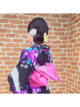 ヘアメイク リーフ 茂原店(HAIRMAKE Leaf) 大人浴衣アレンジ