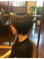 美容室フェアルナ 前下がりボブベースの 軽さも兼ね備えた 万能ショートです♪