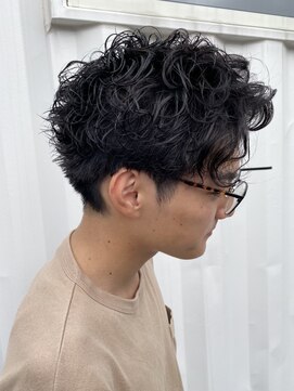 ホワイト(WHITE HAIR@NICOLA) ツイストスパイラルパーマメンズパーマスタイルメンズヘアー