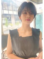 シエナ 渋谷(Siena)&nbsp;Siena シースルーバング×黒髪ハンサムショート　渋谷