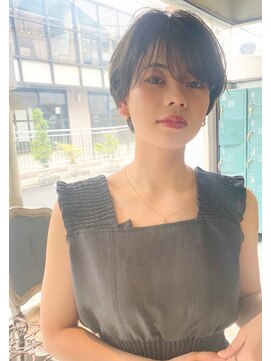 シエナ 渋谷(Siena) Siena シースルーバング×黒髪ハンサムショート　渋谷