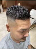 【GROOMERS 稲田】 サイドパート コテパーマ  スペインカール