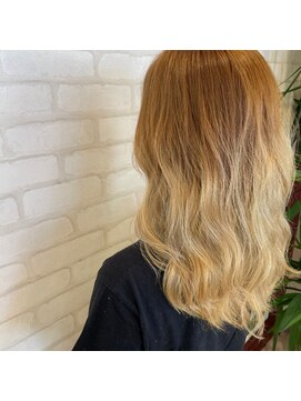 ビス ヘア アンド ビューティー 西新井店(Vis Hair＆Beauty) グラデーションカラー/バレイヤージュ/ケアブリーチ/ベージュ