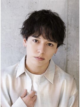 ゼンコー アオヤマ(ZENKO Aoyama) 黒髪×マッシュ×スパイラルパーマ[参道/青山/渋谷/原宿]