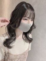 アイディール 心斎橋店(:ideal)&nbsp;20代30代☆綺麗に見えるダークアッシュカラー×韓国くびれロング