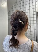 編みおろしアレンジ