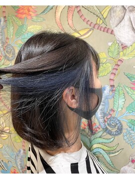 ムーン(moon) 6#似合わせカット#アースカラー#デザインカラー#ツートンカラー