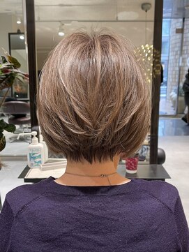 ラボー ノースプラザ店(LA'BO) 【LA'BO三浦】大人女性に ミセスショート