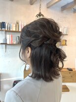 センスヘア(SENSE Hair) ボブでもできるハーフアップヘアアレンジ