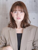 切りっぱなしロブ/アッシュベージュ［東銀座/銀座］
