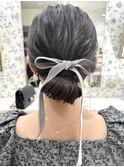 お団子/参列ヘア/お呼ばれヘア/結婚式