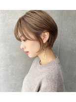 エニ 自由が丘(ENi)&nbsp;黒髪/グレーベージュ/レイヤーロング/前髪パーマ[自由が丘駅]