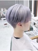 ツーブロックマッシュレイヤーカットデザインカラーメンズライク