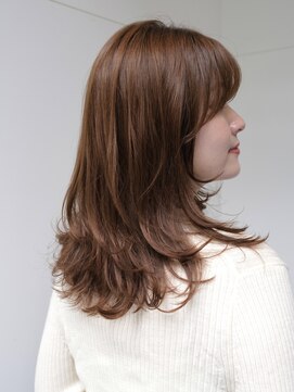 ビュートリアム265(BEAUTRIUM 265) ◆ミディアムレイヤーカット/こなれくびれくびれミディ/ブラウン