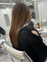 ディジョン(Dijon)&nbsp;韓国顔まわりレイヤーカットグレージュオリーブベージュブラウン