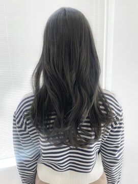 ヘアーアイスカルテット(HAIR ICI QUARTET) 大人可愛い透明感ブリーチなしオリーブグレージュレイヤー