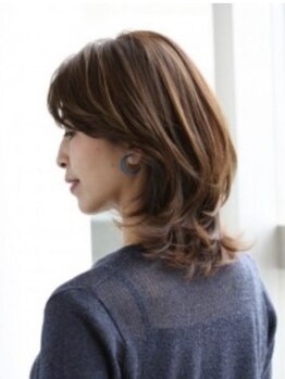 レーヴ(Reve)の写真/髪のエイジングケアや若見えするスタイル作りなど、ご要望に合わせてお手入れが簡単なデザインをご提案◎