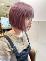 バブ バイネオリーブ(Bab by neolive)&nbsp;イメチェン/美髪/ブリーチ/ピンクベージュ/ミニボブ