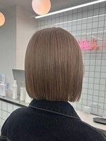 ジルスタジオ(JILL STUDIO) JILL STUDIO　切りっぱなしボブ/透明感カラー/ブラウンベージュ