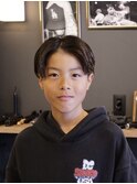ナチュラルセンターパートキッズ