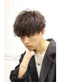 【ふわぼさ質感】ナチュラルサイドパートマッシュ
