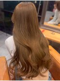 韓国風ミルクティーグレージュカラーベージュブラウン