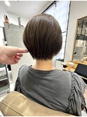 【Cuem 菅原】short bob 耳掛け丸み大人ショート