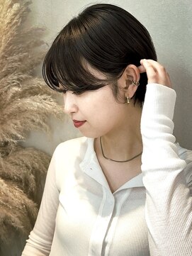 ノラギンザユー(NORA GINZA/U) 銀座髪質改善小顔韓国風耳掛けくびれショート艶髪パーマ