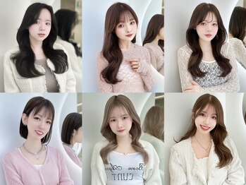 エヌアイ オモテサンドウ(ni omotesando)の写真/韓国トレンドに敏感な20代美容師のみ在籍◇王道+α：同世代目線で常に「今1番カワイイ」を作ります＊