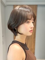 サン 白金台(SUN)&nbsp;小顔サイドバングのゆったり長めショートボブ白金台目黒