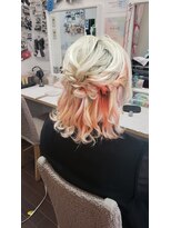 ボイボイ(boiboi)&nbsp;ボブのハーフアップ