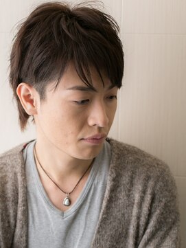 モッズヘア メン 南越谷南口店(mod's hair men) 爽やかダークアッシュ束感刈り上げショートX南越谷