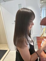 ガリカ 博多駅前(Gallica)&nbsp;レイヤーカット x オリーブカラー/オリーブグレージュ