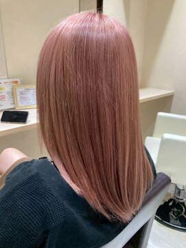 エミュー 大船店(emue) 大船駅ブラウン顔周りレイヤーカットオリーブベージュカラー◆