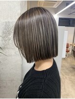 ピスタ(PiSTA)&nbsp;黒髪カタログ/クラゲヘアー/オリーブグレー/千葉駅