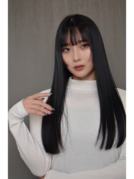 シーン(SCENE) [天神今泉/黒髪カタログ/クラゲヘアー/オリーブグレー]