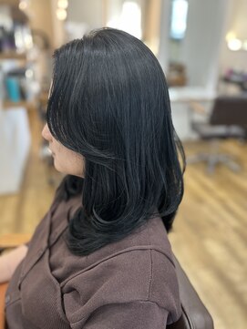 リンク(Link Hair&Spa) ストレートヘア ロングレイヤーカット