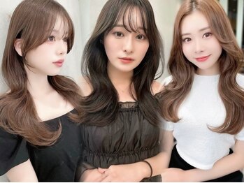ロンドシエル 横浜(Lond ciel)の写真/前髪×顔周りをmm単位で似合わせる’レイヤーカット’お顔立ちや髪質に合わせた韓国式カットで小顔に[横浜]