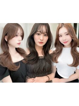 前髪×顔周りをmm単位で似合わせる’レイヤーカット’お顔立ちや髪質に合わせた韓国式カットで小顔に[横浜]