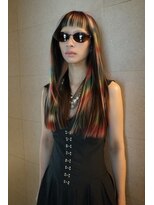 PELE原宿/ブリーチなしダブルカラー/ハイトーン/ケアブリーチ【３月上旬OPEN(予定)】&nbsp;着物ヘア/ダークアッシュ/ミディアムレイヤーカット/原宿