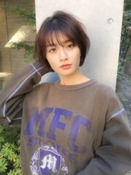 ロビー(LOBBY) 『LOBBY  三浦』　大人可愛いひし形ショートボブ