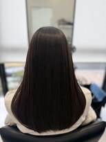 ルスリー 横浜店(Lsurii) 横浜駅/髪質改善縮毛矯正/黒髪/小顔