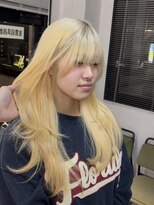 エル オオサカ 心斎橋店(L. OSAKA) ブロンドカラー/レイヤーカット
